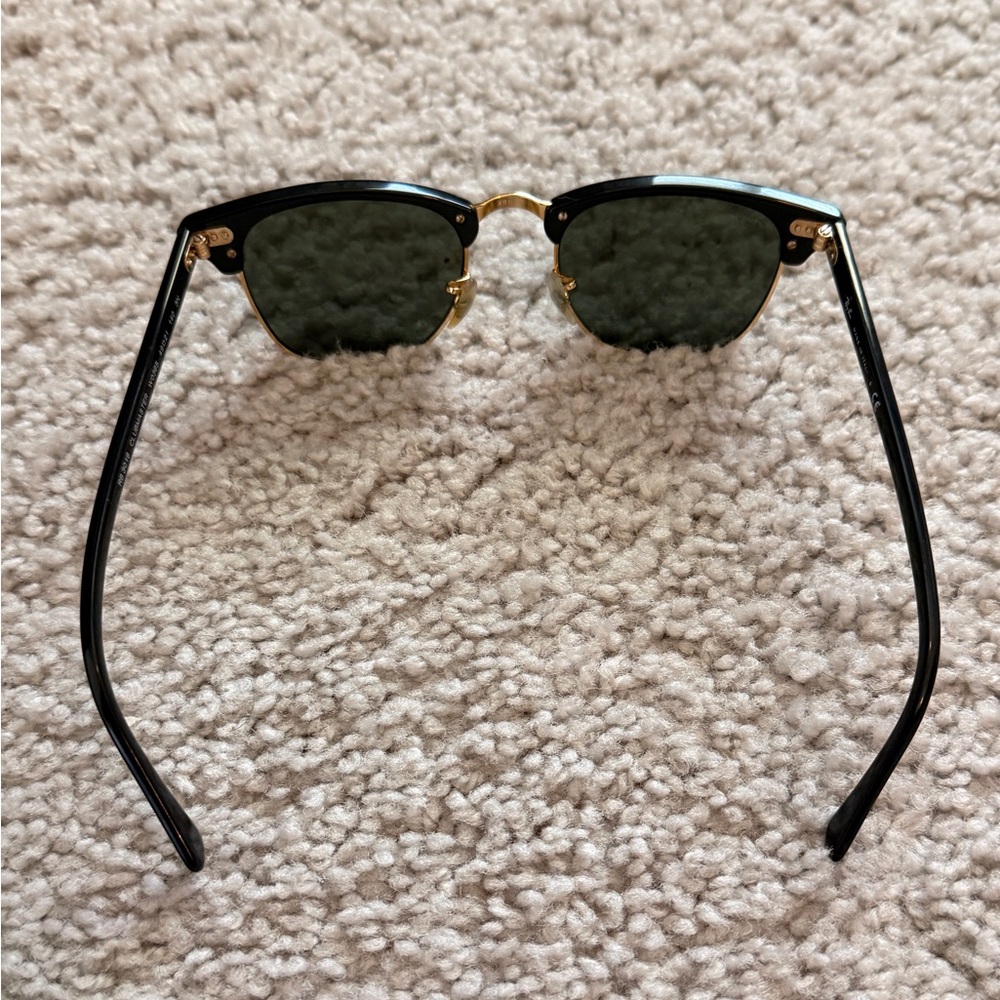 Ray-Ban Black and Gold Sunglasses and Case - Picture 4 of 4
